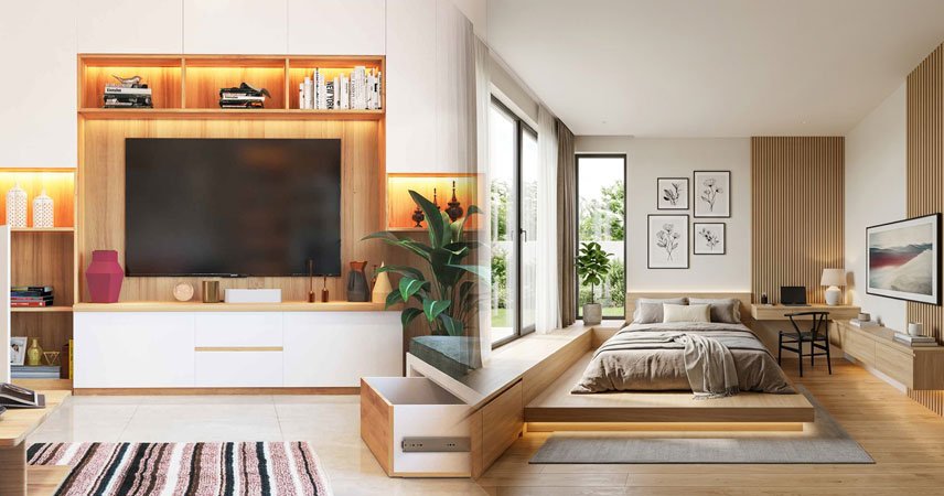 Custom Furniture Design by Pranavi Constructions Bangalore